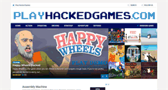 Desktop Screenshot of playhackedgames.com